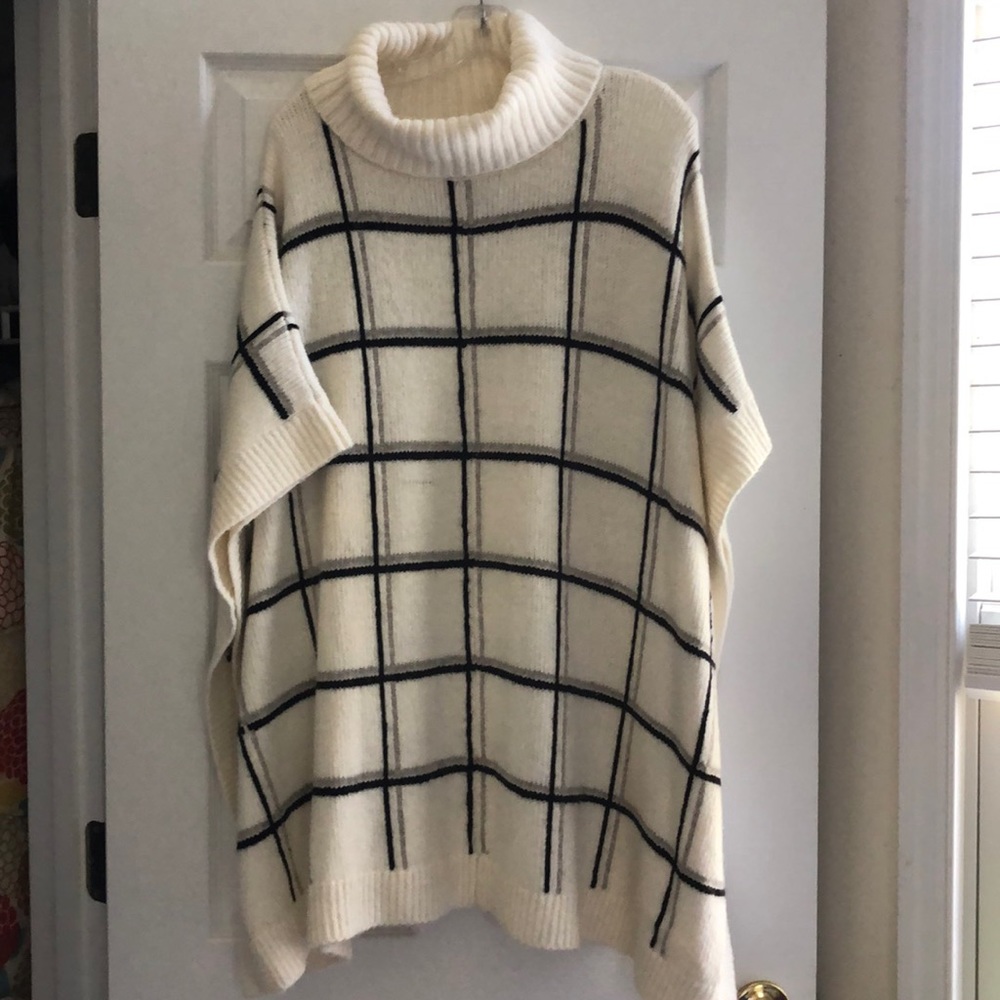 Land’s End Sweater poncho